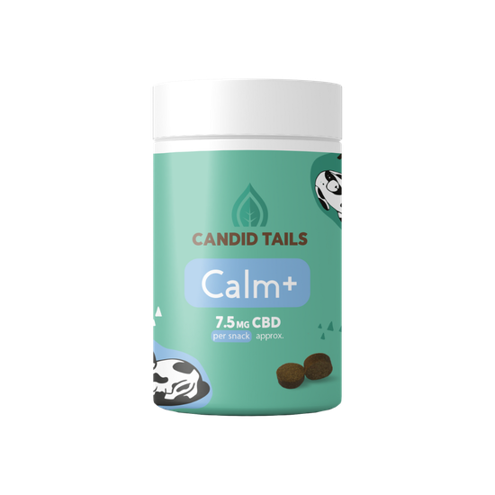 Candidtails CBD : Calm + Pet Snacks Avec CBC, Cannabinoids & Hypoallergenic 150gr